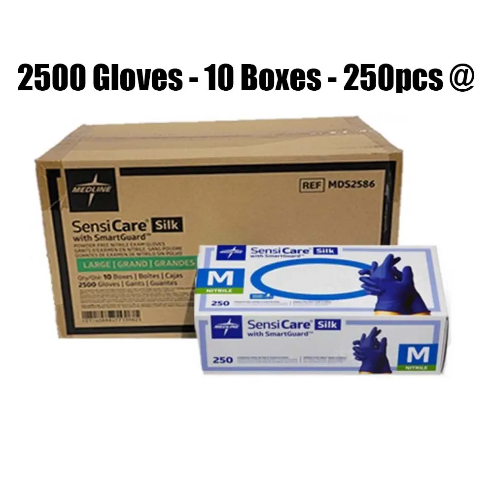Premium nitrile exam gloves